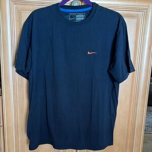 Nike Blue and Orange Short Sleeve Tee